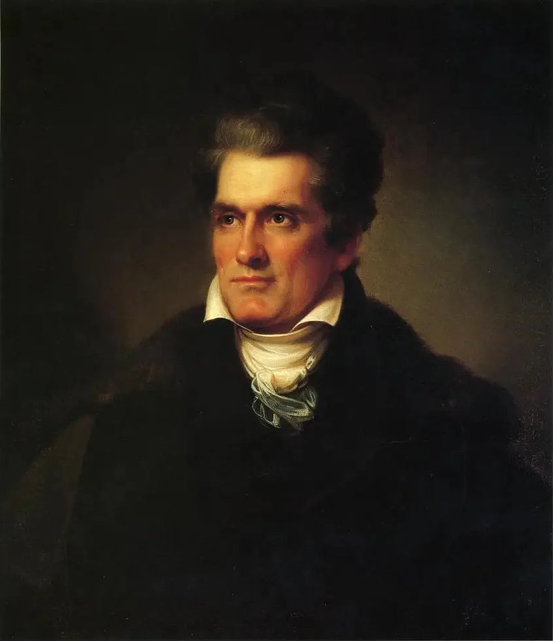 Portret Johna C. Calhouna (1782-1850) - Rembrandt Peale