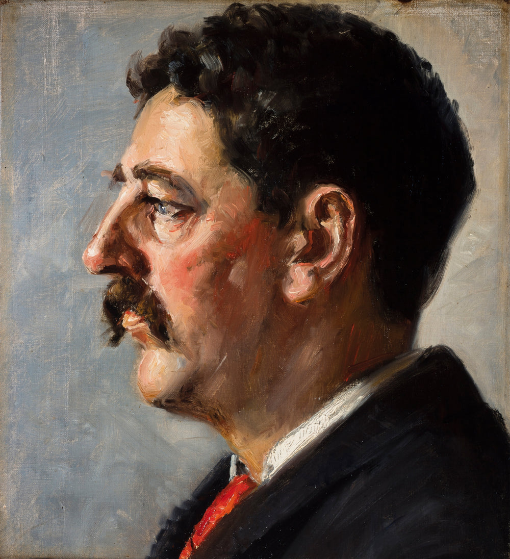 Portrait de John H. Brøndum - Michael Peter Ancher - Alpha Reproduction