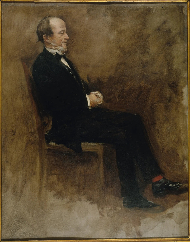 Portret Johna Lemoine'a (1815-1892), publicysta, redaktor naczelny 