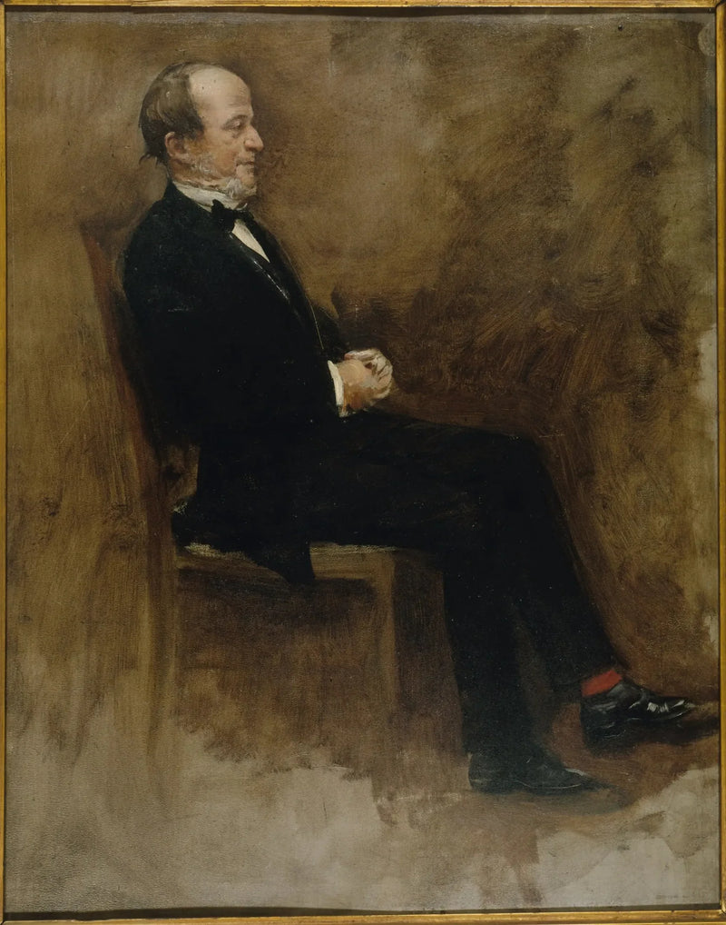 Portret Johna Lemoine'a (1815-1892), publicysta, redaktor naczelny 