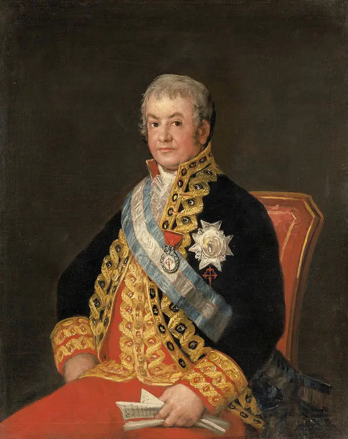 Portret José Antonio Marqués de Caballero - Francisco de Goya