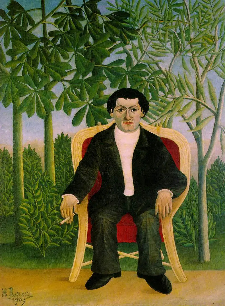 Portret Josepha Brummera - Henri Rousseau
