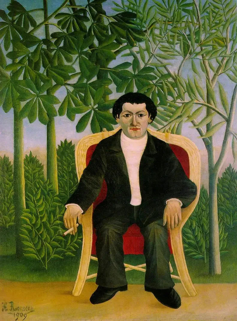 Portret Josepha Brummera - Henri Rousseau