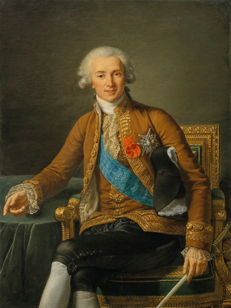 Portret Josepha Hyacinthe'a François-de-Paule de Rigaud, hrabiego de Vaudreuil - Élisabeth Vigée Le Brun
