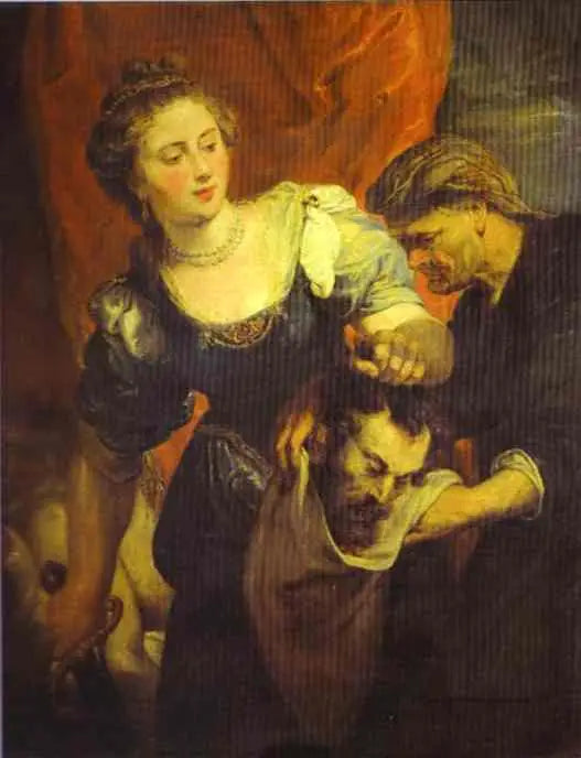 Portret Judyty z głową Holofernesa - Peter Paul Rubens