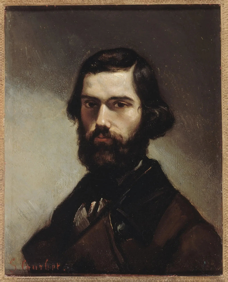 Portret Jules Vallès (1832-1885), pisarz - Gustave Courbet
