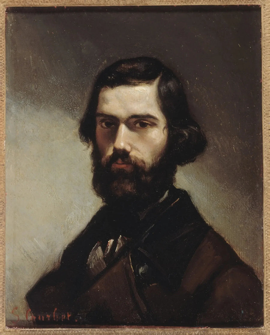 Portret Jules Vallès (1832-1885), pisarz - Gustave Courbet