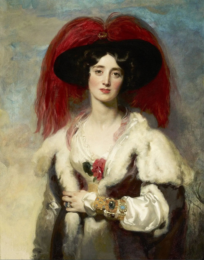Portret Julii, Lady Peel - Thomas Lawrence