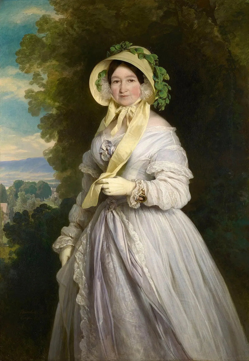 Portret Juliane, księżnej Saksonii-Coburg-Saalfeld - Franz Xaver Winterhalter