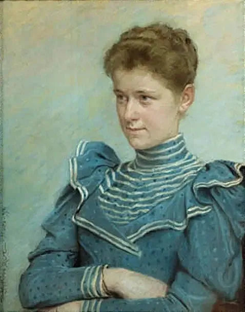 Portret Julie Reinhard, z domu Vett. - Peder Severin Krøyer
