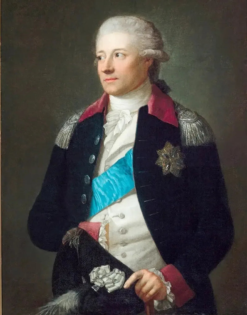 Portret Kazimierza Rzewuskiego - Anton Graff