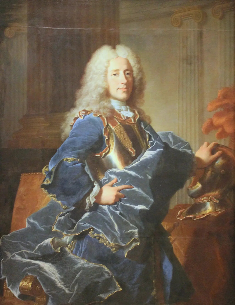 Portret Konrada Detlefa, hrabiego von Dehn - Hyacinthe Rigaud