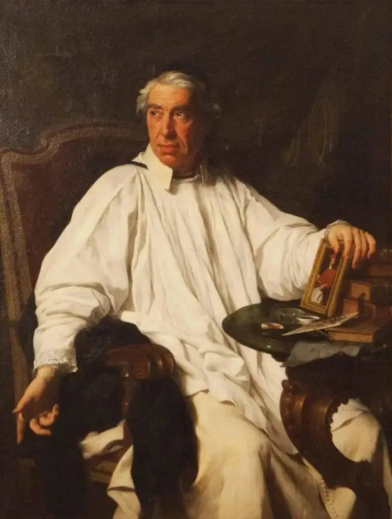 Portret księdza Giovanniego Felice Ramelli - Pierre Subleyras