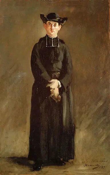 Portret abbe Hurela - Édouard Manet