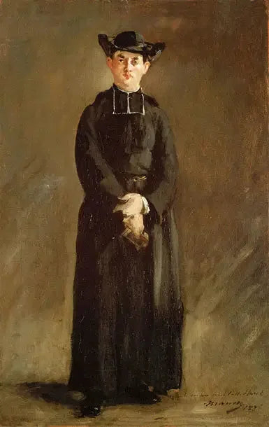 Portret abbe Hurela - Édouard Manet