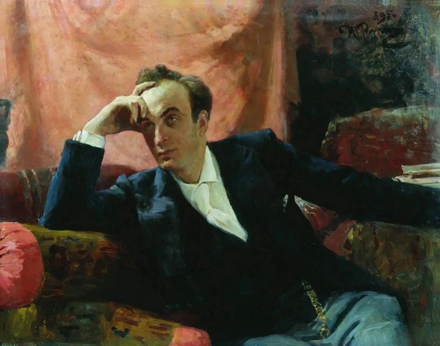 Portret aktora Grigori Grigorievich Ghe - Ilya Repin