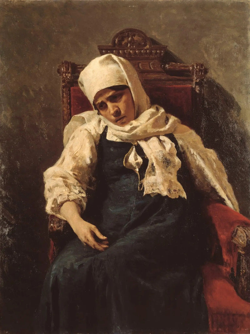 Portret aktorki Pelageyi Antipevny Strepetovej w roli Elżbiety - Ilya Repin