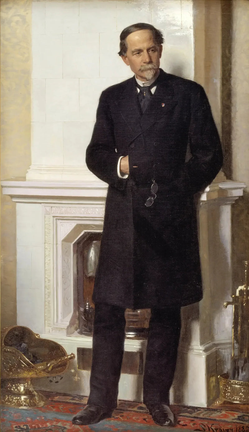 Portret architekta Ferdinanda Meldahla - Peder Severin Krøyer