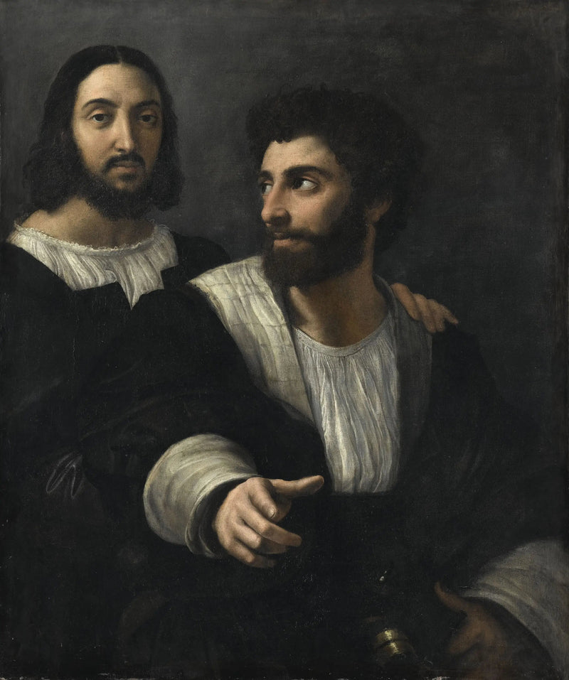Portret artysty z przyjacielem - Rafał Santi