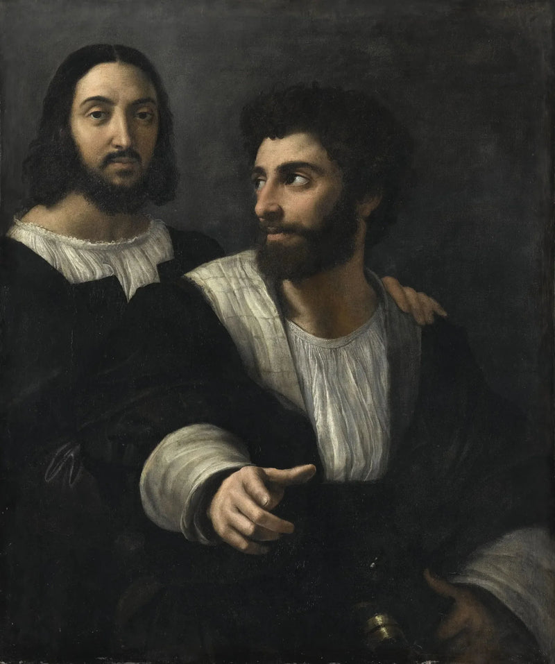 Portret artysty z przyjacielem - Rafał Santi