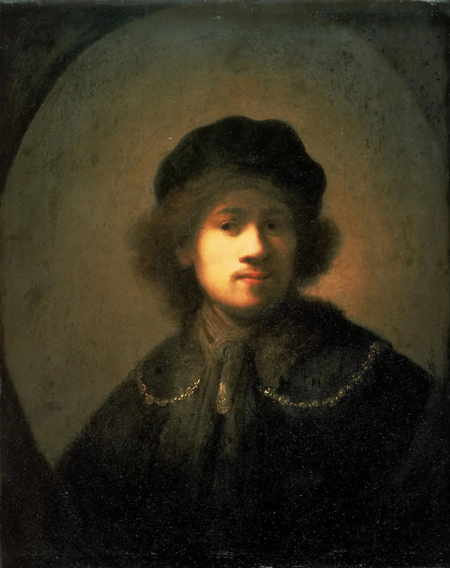 Portret artysty jako młodego mężczyzny - Rembrandt