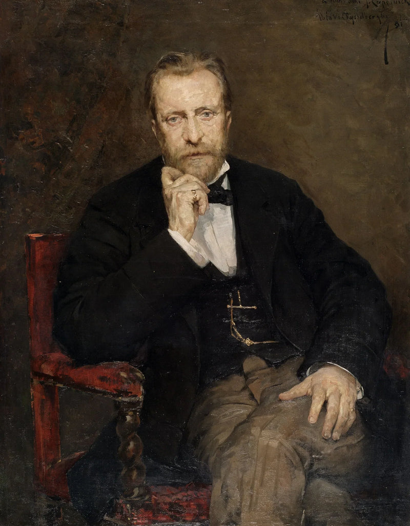 portret artysty Jean Capeinick - Théo van Rysselberghe