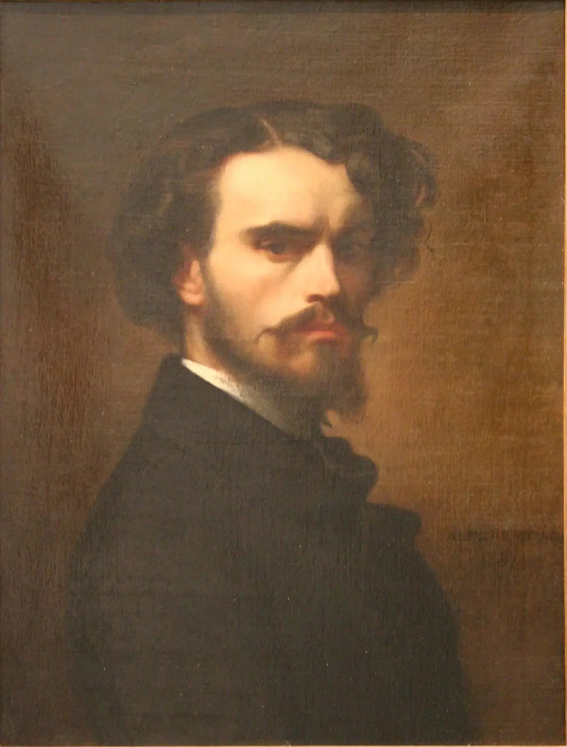 Portret artysty własnoręcznie wykonany w wieku 29 lat - Alexandre Cabanel