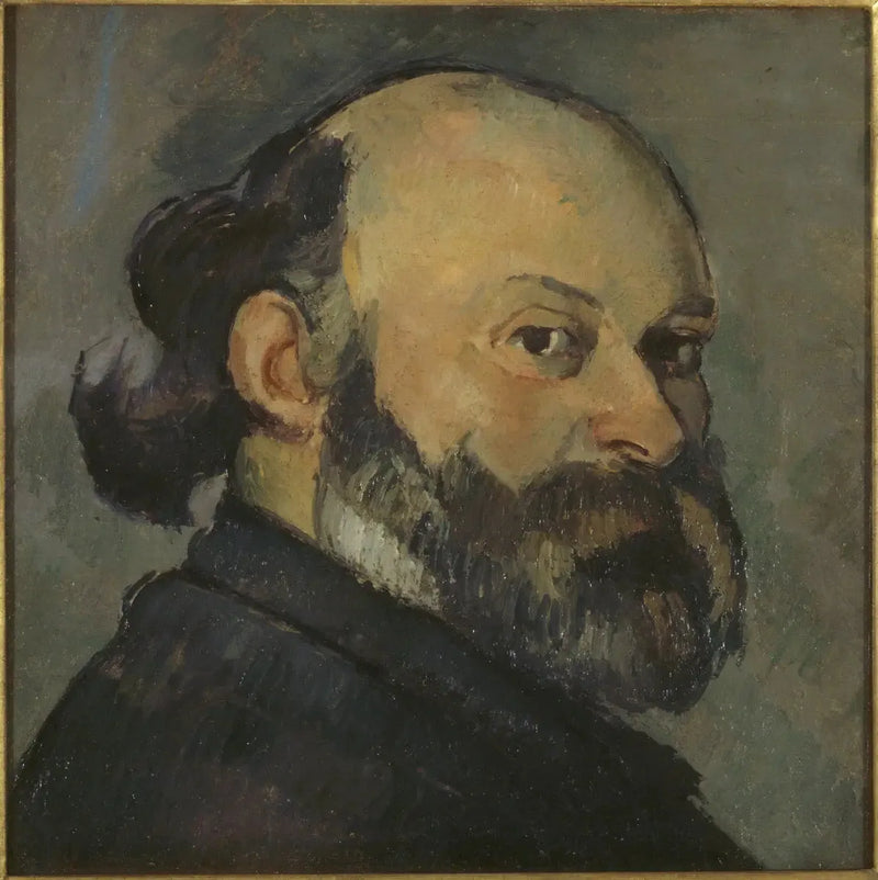 Portret artysty spoglądającego przez ramię - Paul Cézanne