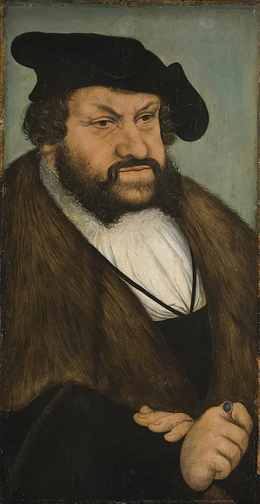 Portret wyborcy Jeana le Constant z Saksonii (1468-1532) - Lucas Cranach Starszy