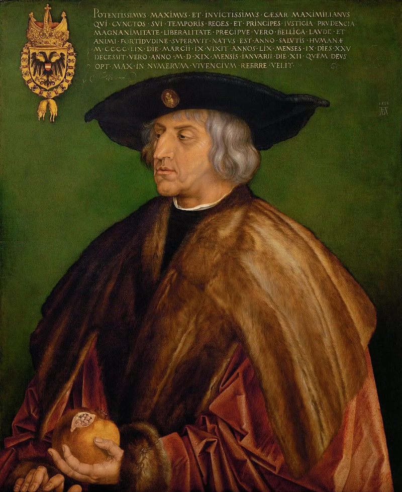Portret cesarza Maksymiliana I - Albrecht Dürer