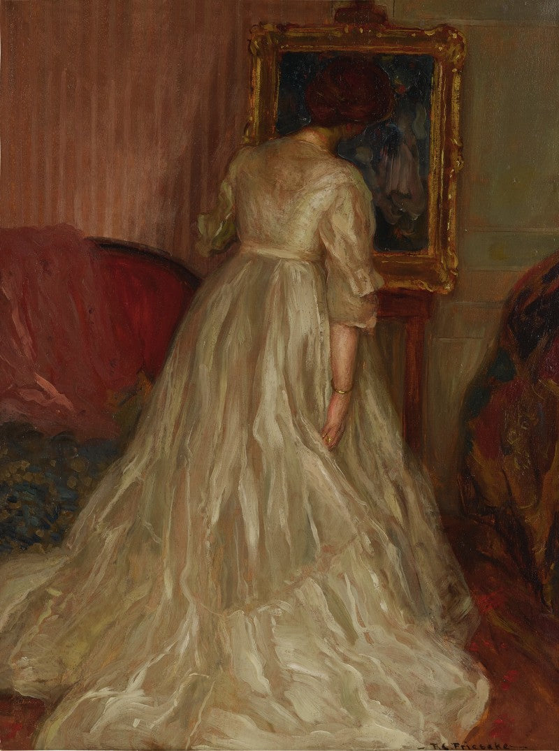 Portrait de l’épouse de l’artiste Sarah Frieseke - Frederick Carl Frieseke - Alpha Reproduction