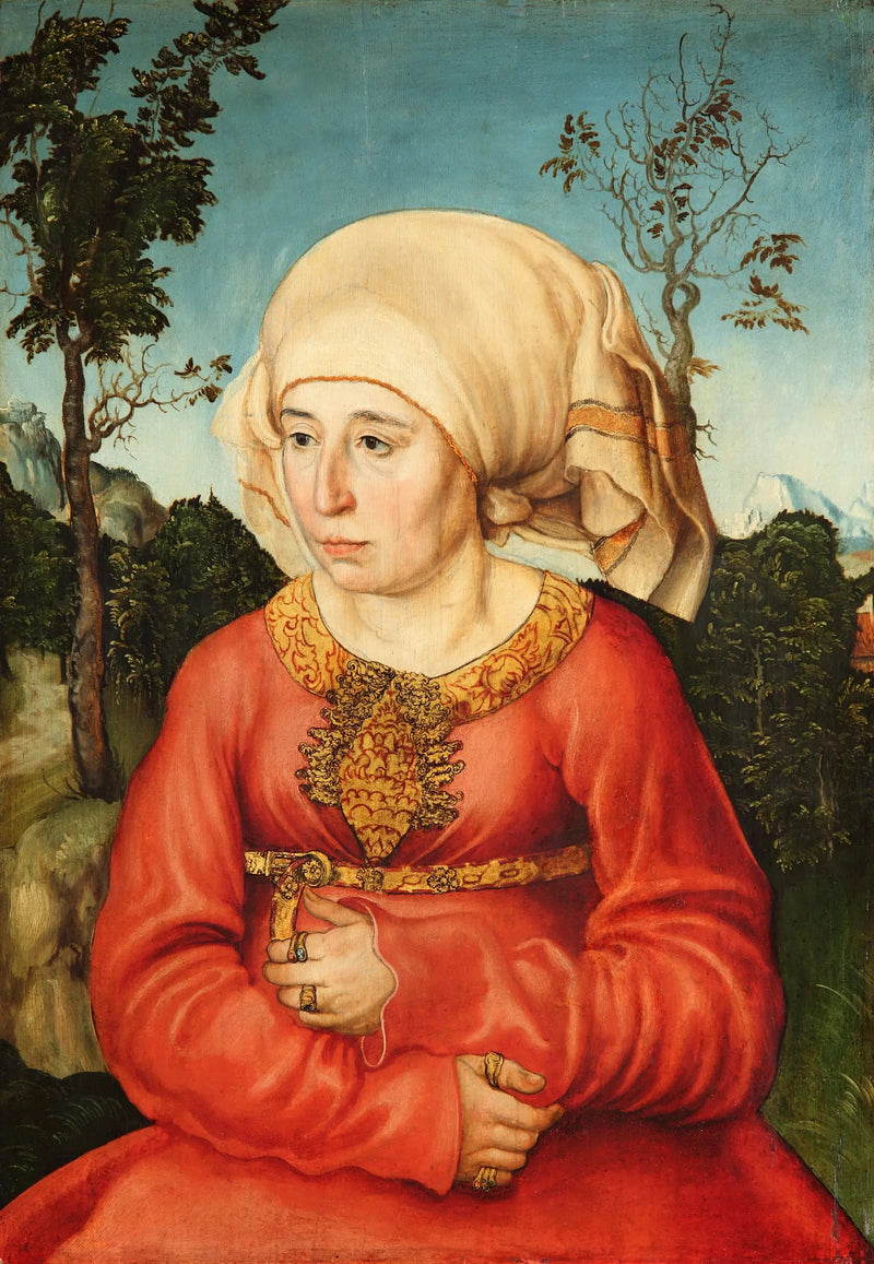 Portret żony prawnika - Lucas Cranach Starszy