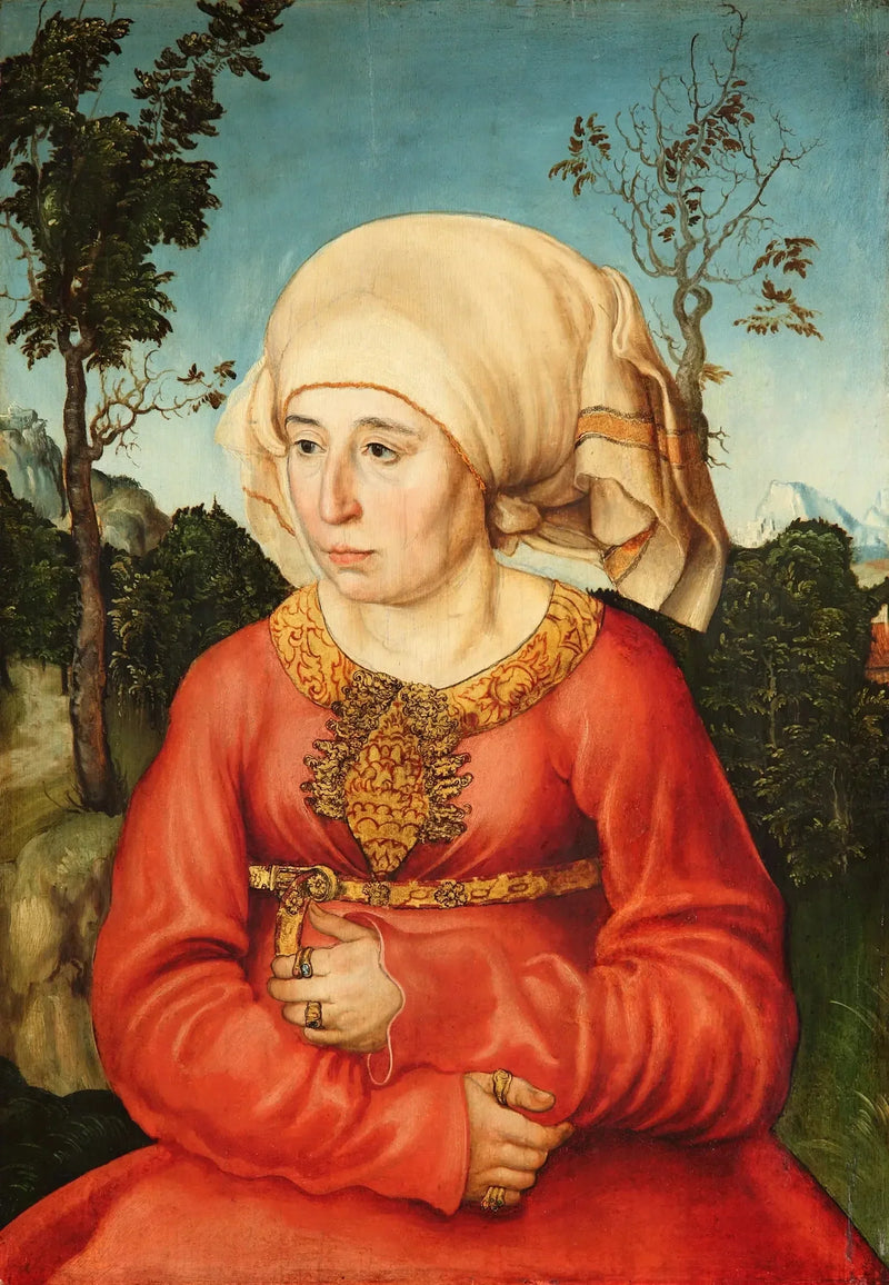 Portret żony prawnika - Lucas Cranach Starszy
