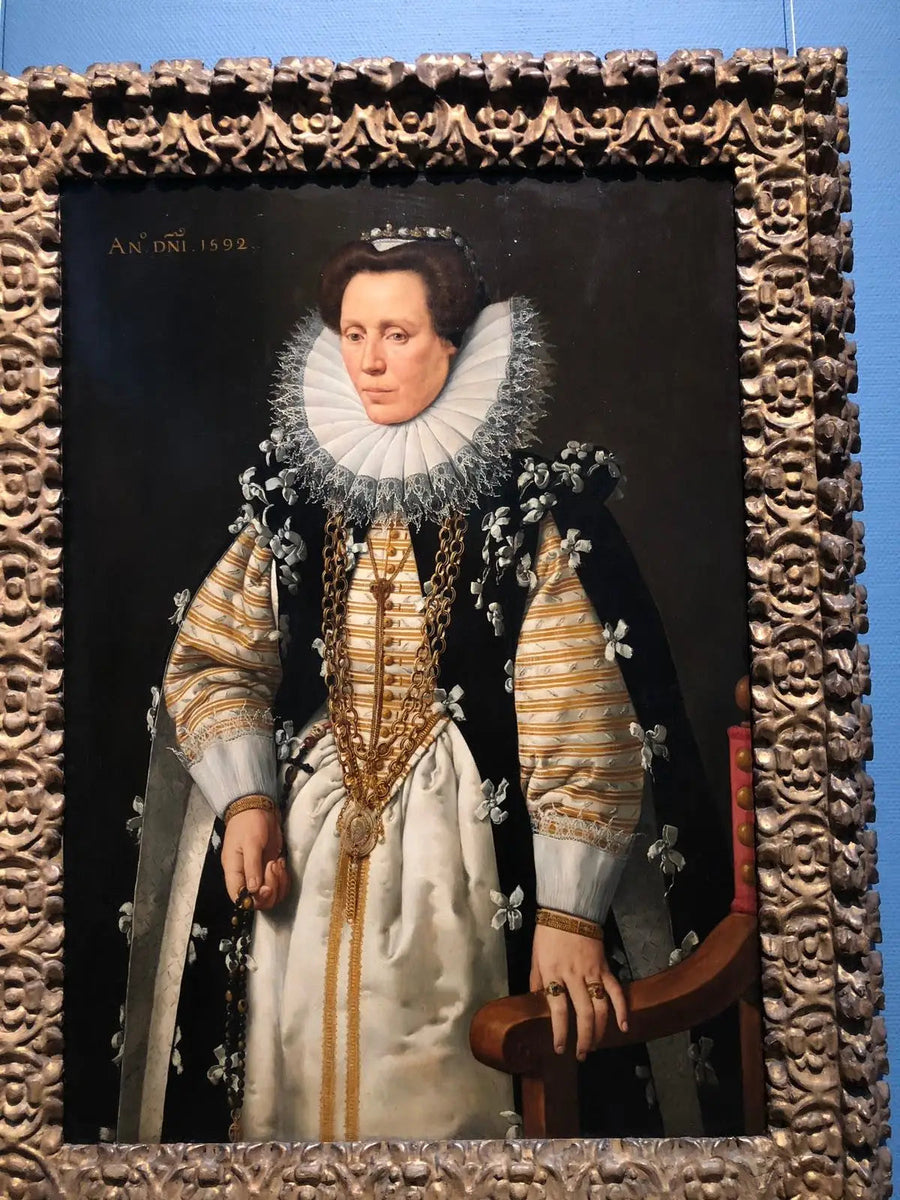 Portret żony Nicolasa de Hellincx - Frans Pourbus Młodszy