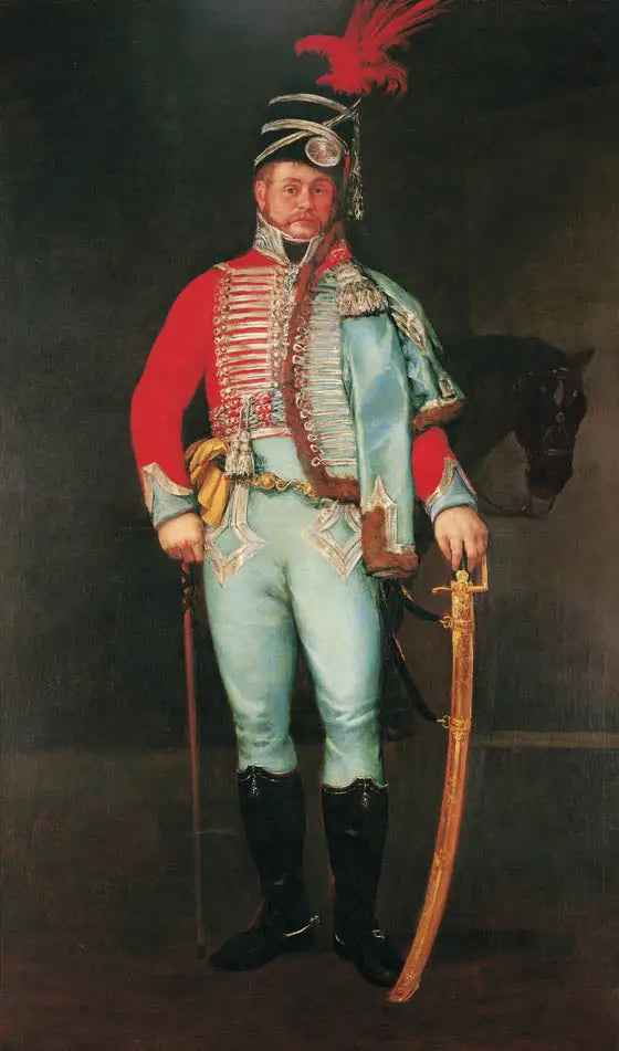 Portret oficera Pantaleóna Péreza de Nenin - Francisco de Goya