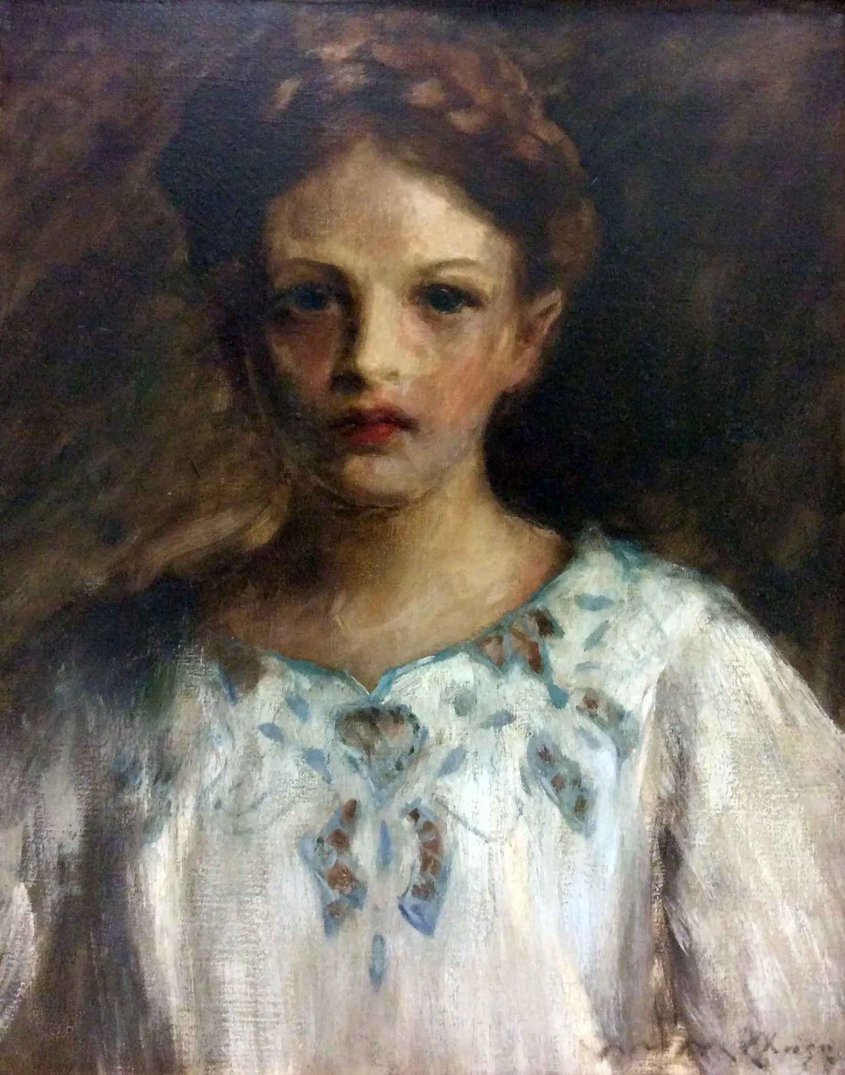 Portrait de la baronne Ida-Gro van Dahlerup - William Merritt Chase - Alpha Reproduction