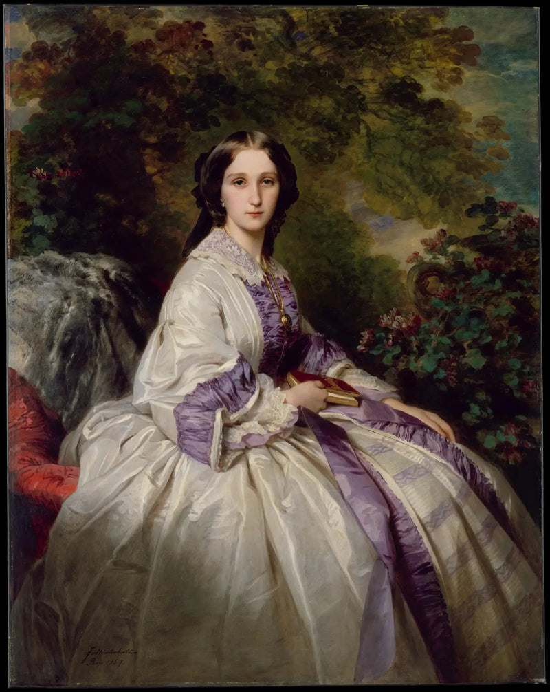 Portret hrabiny Aleksandra Nikolaevicza Lamsdorffa - Franz Xaver Winterhalter