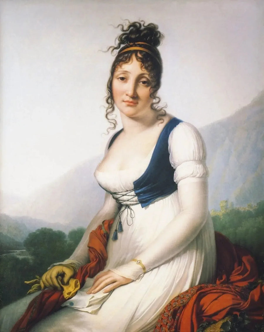 Portret hrabiny de Bonneval - Anne-Louis Girodet