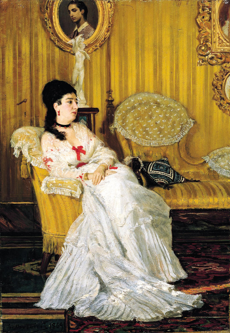 Portret hrabiny Carlotty Aloisi Papudoff - Giovanni Boldini