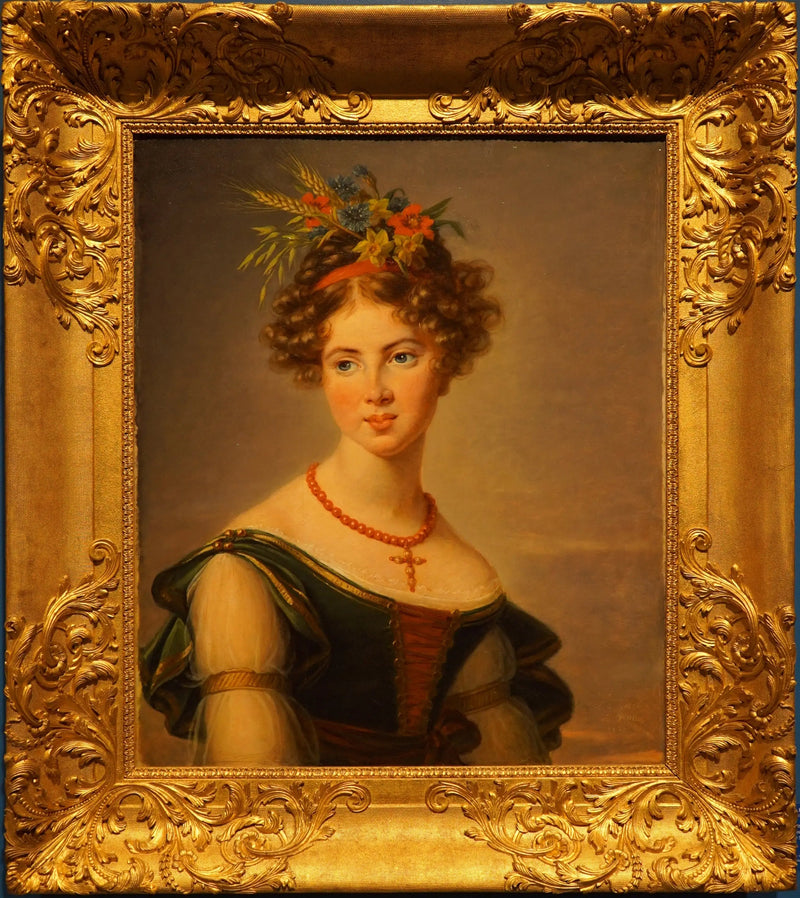 Portret hrabiny Joséphine Mathilde Henriette Caroline de Baussancourt, z domu Bernard de Sassenay - Élisabeth Vigée Le Brun
