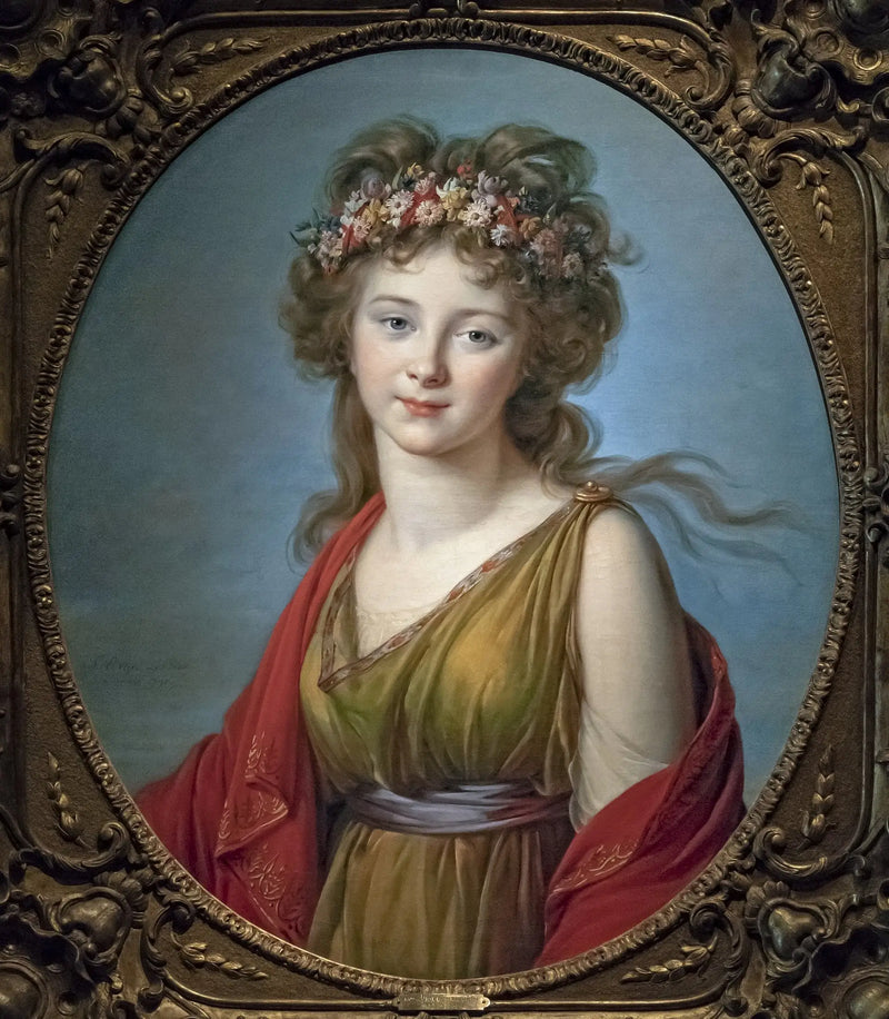Portret hrabiny Kagenek w roli Flory - Élisabeth Vigée Le Brun