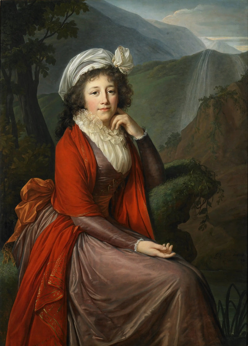 Portret hrabiny Marii Teresy Bucquoi, z domu Parr (1746-1818) - Élisabeth Vigée Le Brun