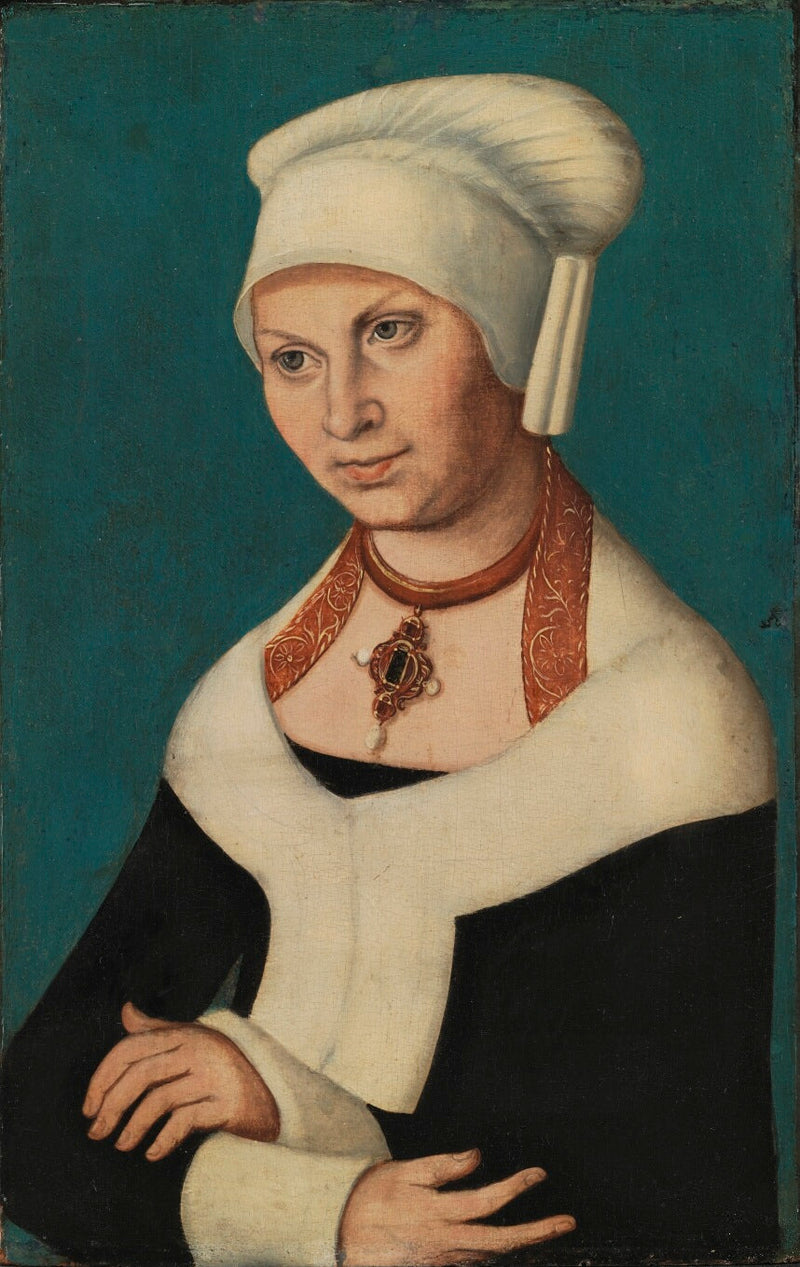 Portret księżnej Barbary z Saksonii, 1478-1534 (żona Georga Brodatego) - Lucas Cranach Starszy