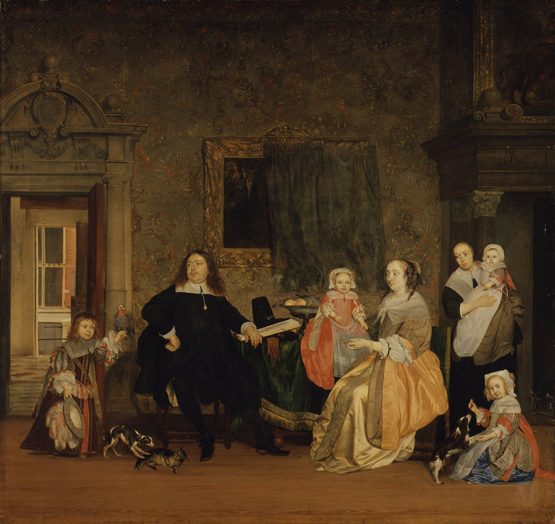 Portrait de la famille Hinlopen - Gabriel Metsu