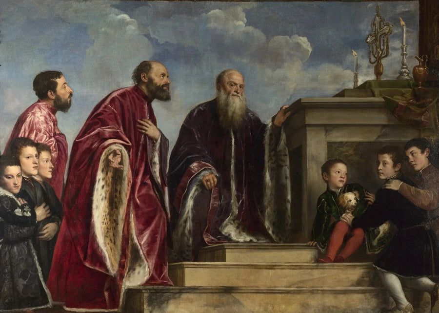Portret rodziny Vendramin - Titian