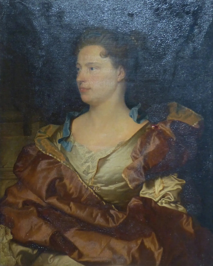 Portret żony artysty, Elizabeth de Gouix - Hyacinthe Rigaud