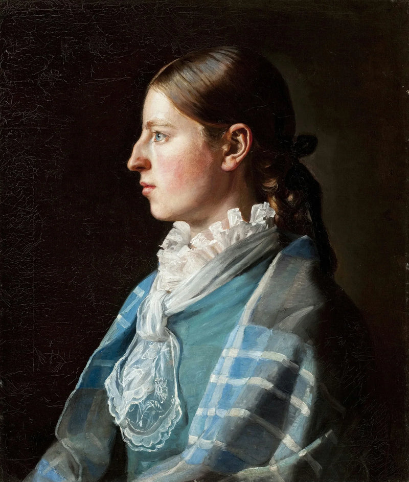 Portret narzeczonej artysty, Anny Brøndum. - Michael Peter Ancher