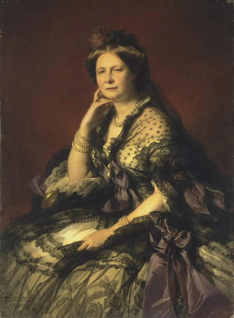 Portret wielkiej księżnej Eleny Pawłowny - Franz Xaver Winterhalter