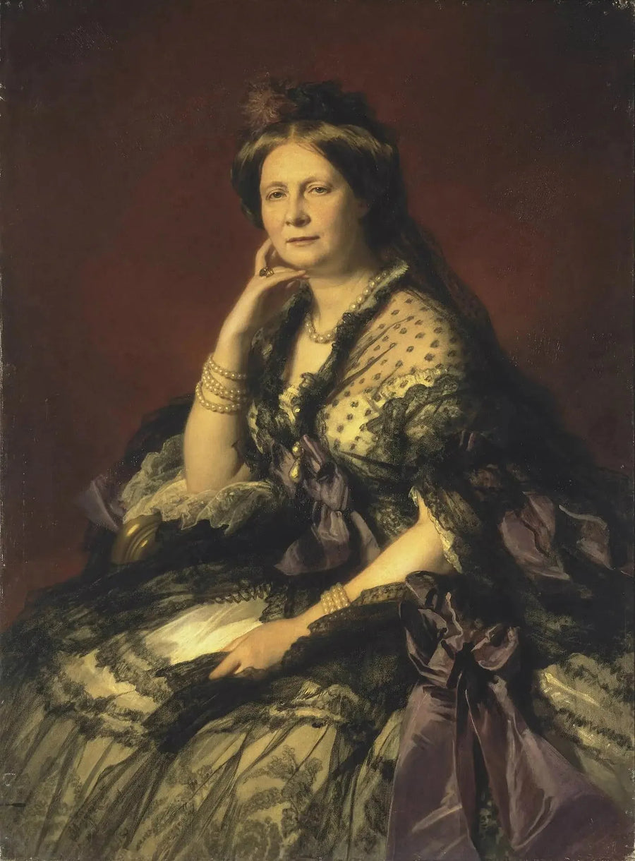 Portret wielkiej księżnej Eleny Pawłowny - Franz Xaver Winterhalter
