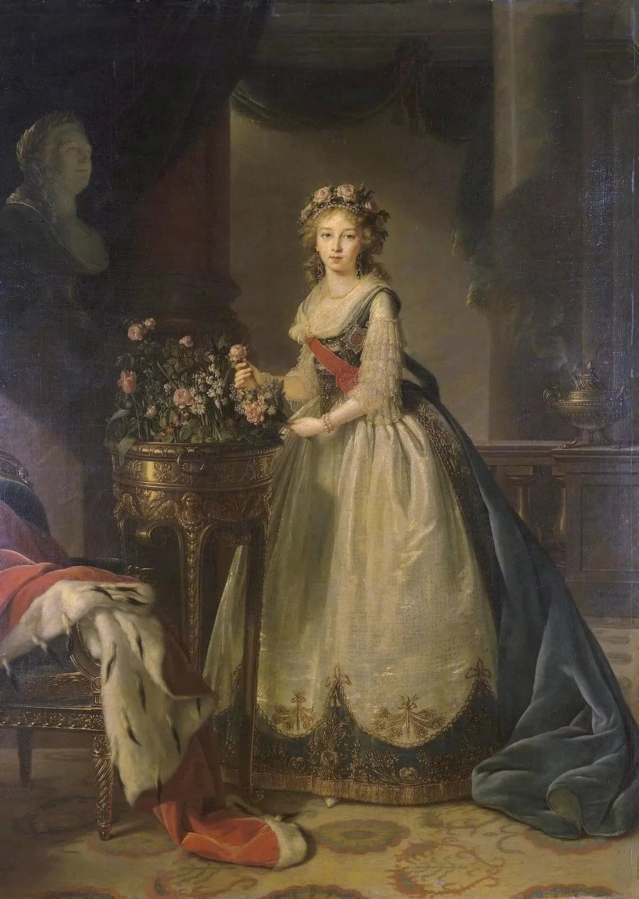 Portret wielkiej księżnej Elizavety Aleksejewny - Élisabeth Vigée Le Brun